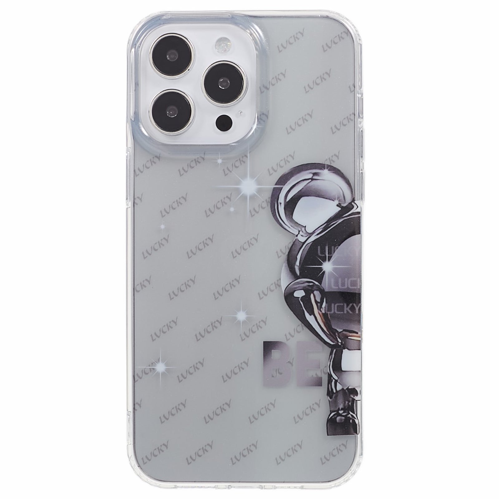 DIER COLOUR Half Bear Series Protective Case for iPhone 14 Pro Max PC TPU Pattern Printed Phone Cover DIER COLOUR Half Bear Series Protective Case for iPhone 14 Pro Max PC TPU Pattern Printed Phone Cover
